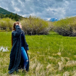 Midnight Mountain Cardigan - Crochet Pattern