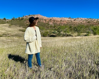 Big Sky Cardigan - Crochet Pattern