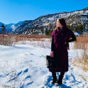 Nordic Mountains Sweater Dress - Crochet Pattern