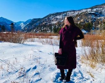 Nordic Mountains Sweater Dress - Crochet Pattern