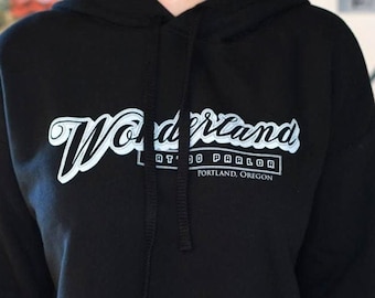 Wonderland Logo Crop hoodie