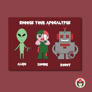 Wähle Deine Apocalypse-Halloween-Grußkarte