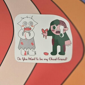 Pegatina de amigo ghoul