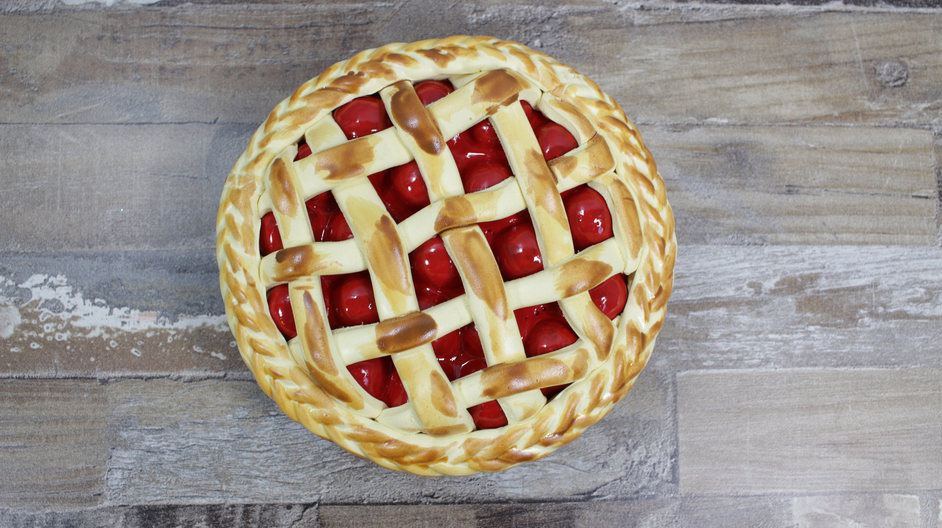 Tiny Baking Kit 🥧 Tiny Lattice Cherry Pie 