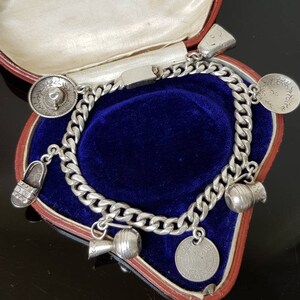 Vintage Sterling Silver 925 Mexican Aztec Charm Bracelet| Sterling Silver Charm Bracelet