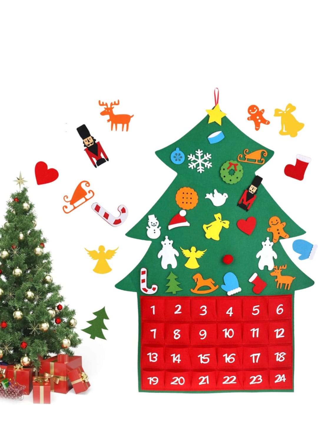 Decorate Your Own Felt Advent Calendar Etsy