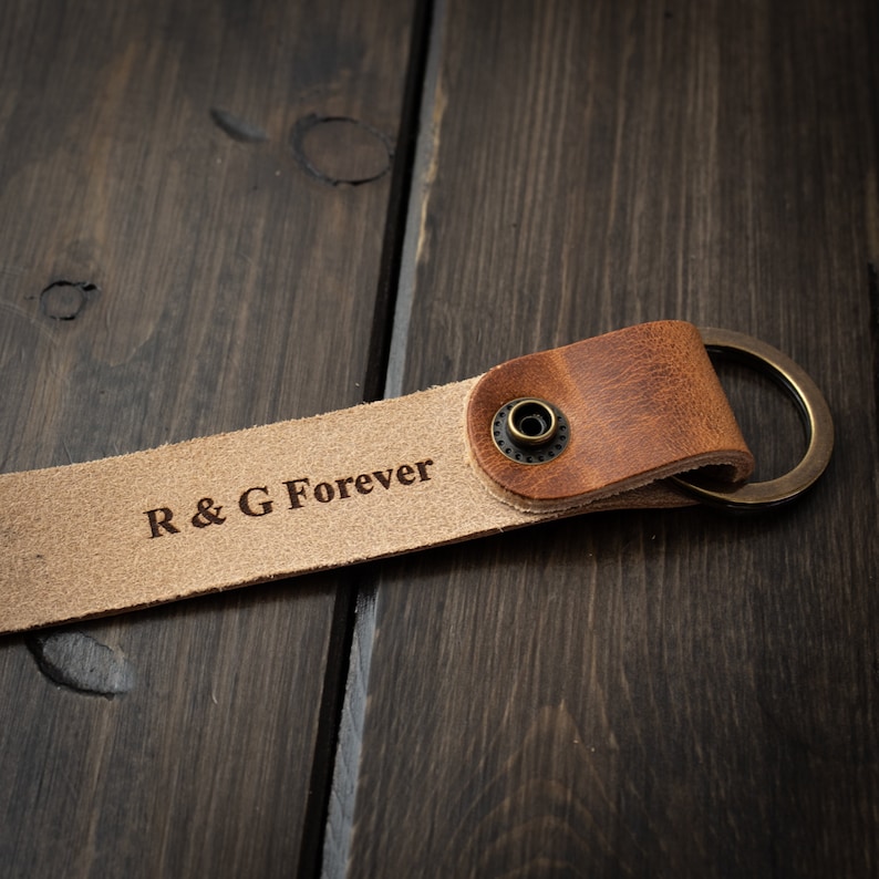 Customized Keychain Personalized Keychain Leather Key Chain Etsy Canada