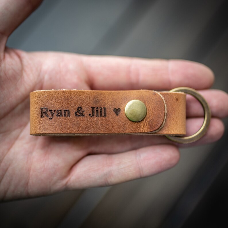 Customized Keychain Personalized Keychain Leather Key Chain Etsy Canada