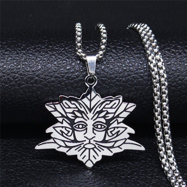 Spirit of the Forest Celtic symbol of the Druids necklace.