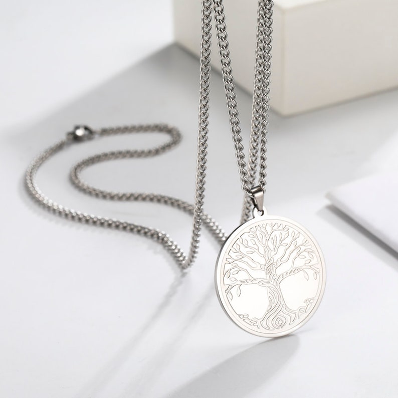 World tree Tree of life STAINLESS STEEL jewelry Viking tree Yggdrasil