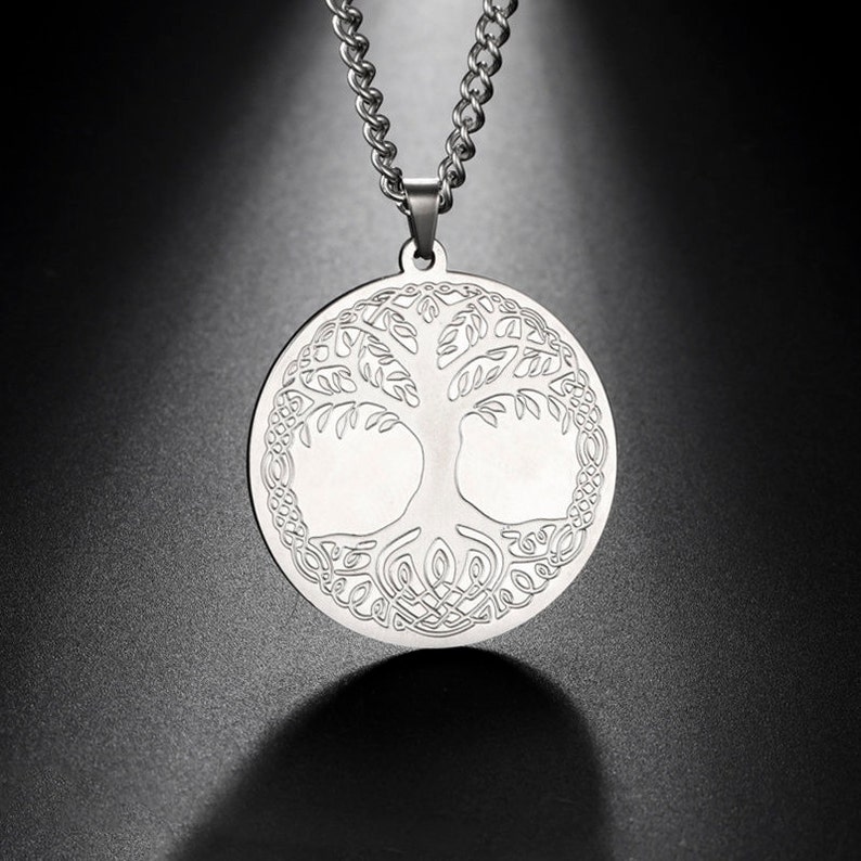 World tree Tree of life STAINLESS STEEL jewelry Viking tree Yggdrasil
