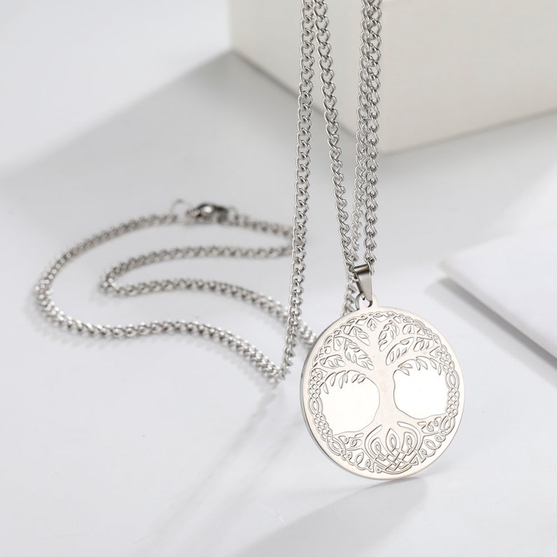 World tree Tree of life STAINLESS STEEL jewelry Viking tree Yggdrasil