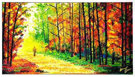 Dry Erase Fall Forest Whiteboard Drawing Hd Print Etsy Dry Erase Fall Forest Whiteboard Drawing Hd Print Etsy