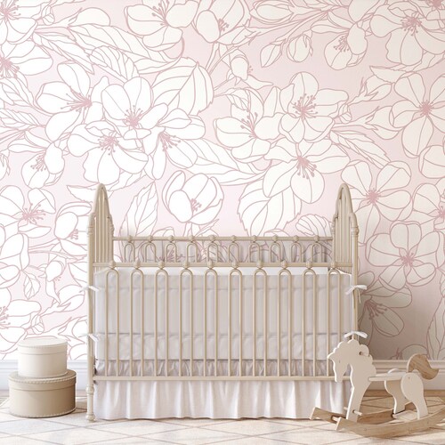 Sunshine Garden Mural KM175 Large Scale Wallpaper Floral Etsy