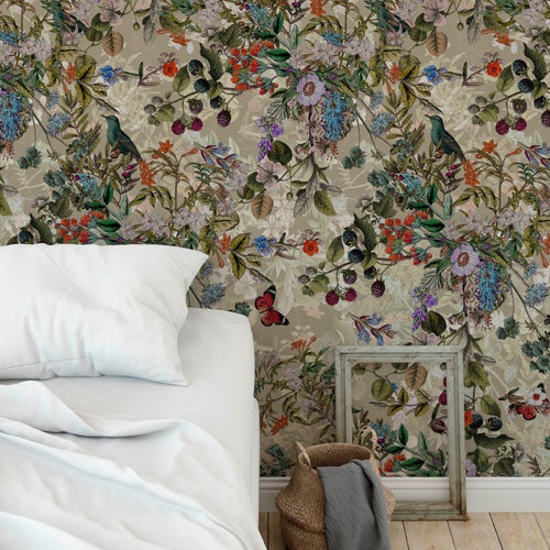 Harlow // Peel and Stick Wallpaper // Removable Etsy