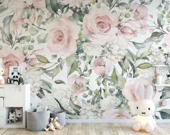 Pink Rose Wallpaper Etsy