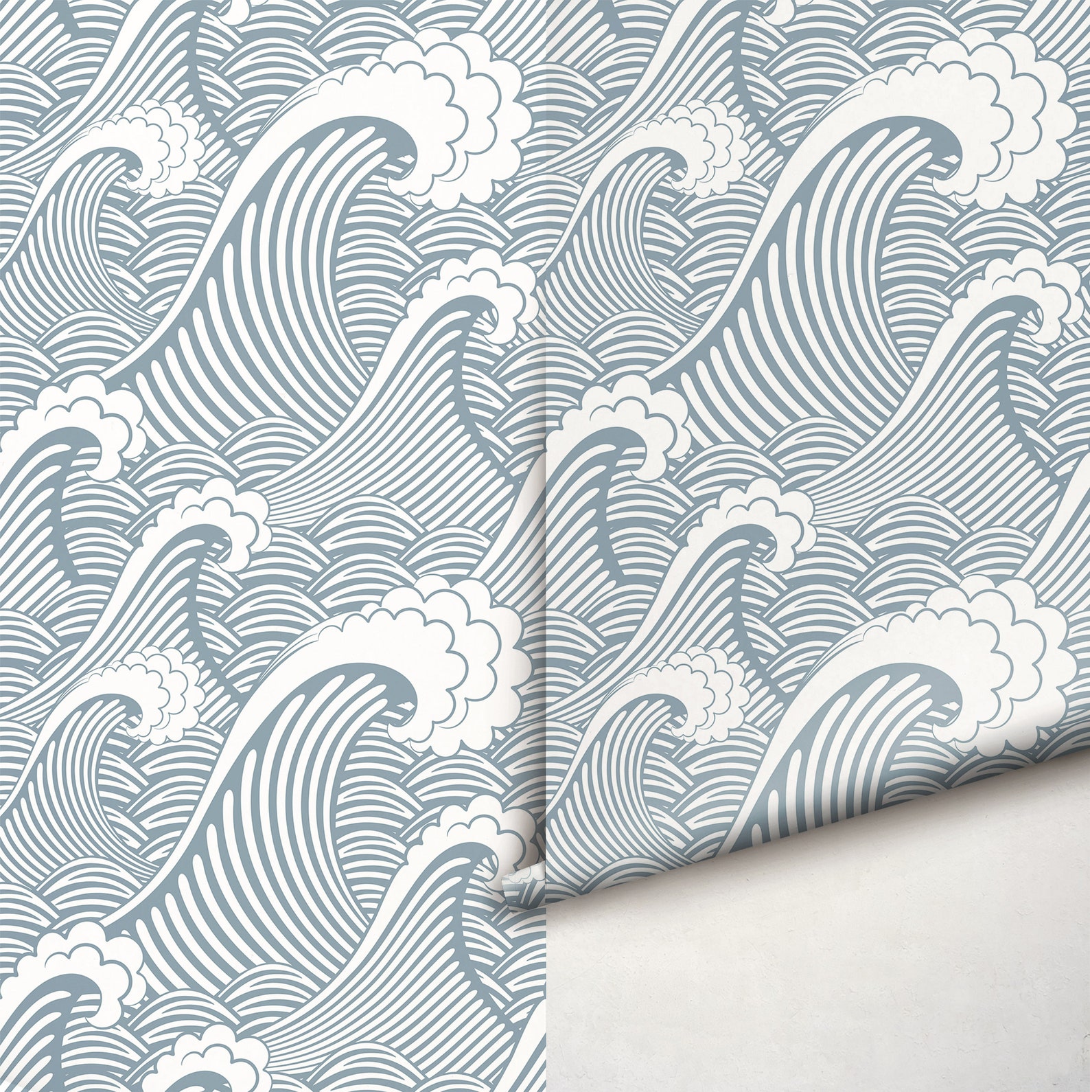 Ocean Waves Wallpaper A339 Wallpaper Peel and Stick Removable ...