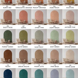Antique Pink Arch Wall Decal: Minimalist Color Block, Peel and Stick - Etsy