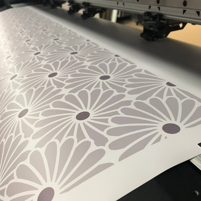 Floral Japan Inspired Removable Wallpaper Self Adhesive Wallpaper K011