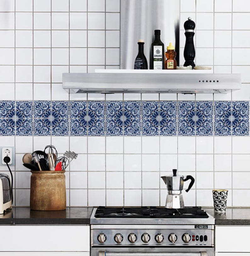 Tile Floor Stickers Removable Peel and Stick Decal Vinyl Etsy