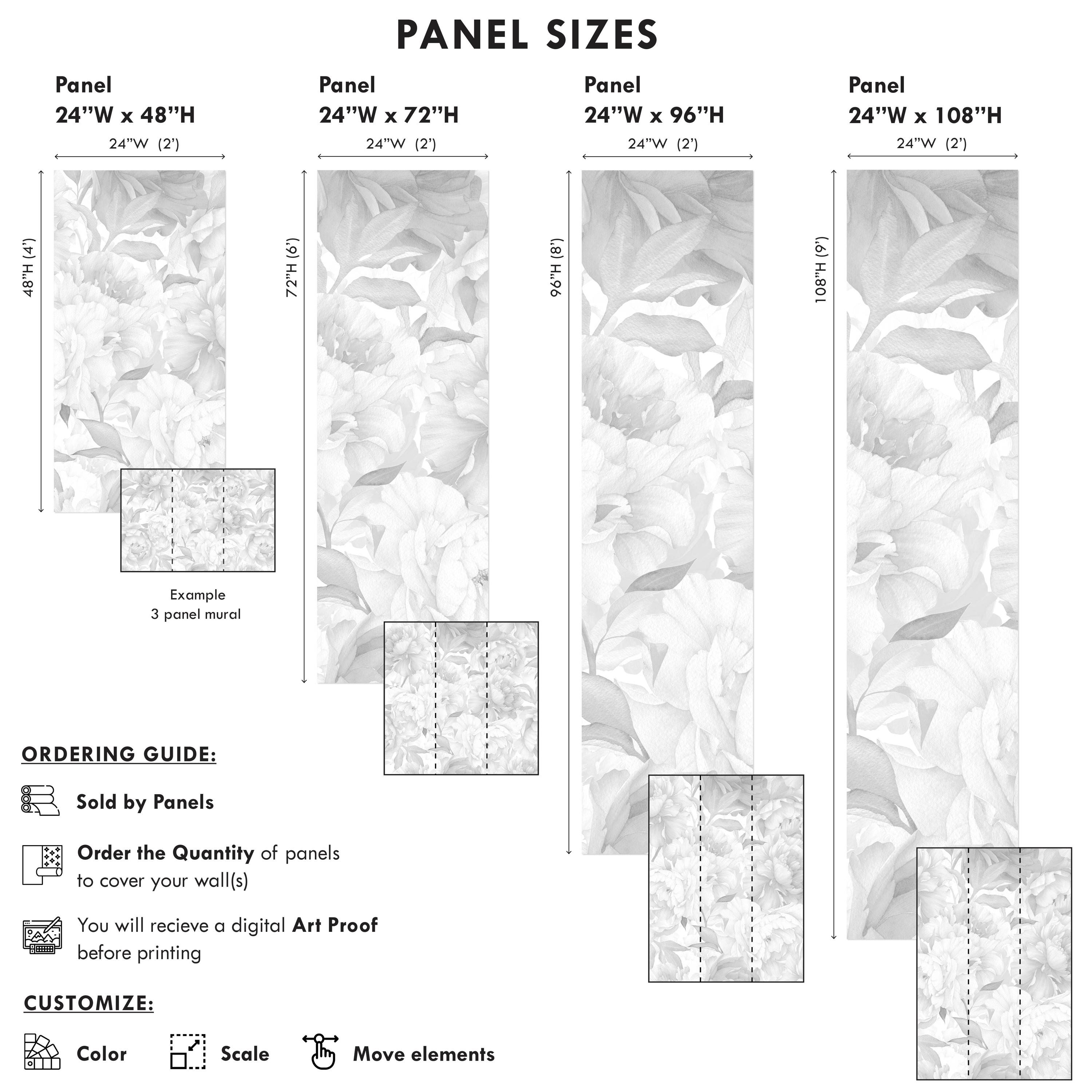 Peony Wallpaper & Wall Murals – Custom Floral Designs For Any Room