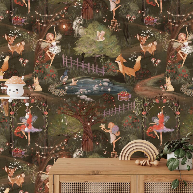 Fairy Wallpaper Mural - Etsy