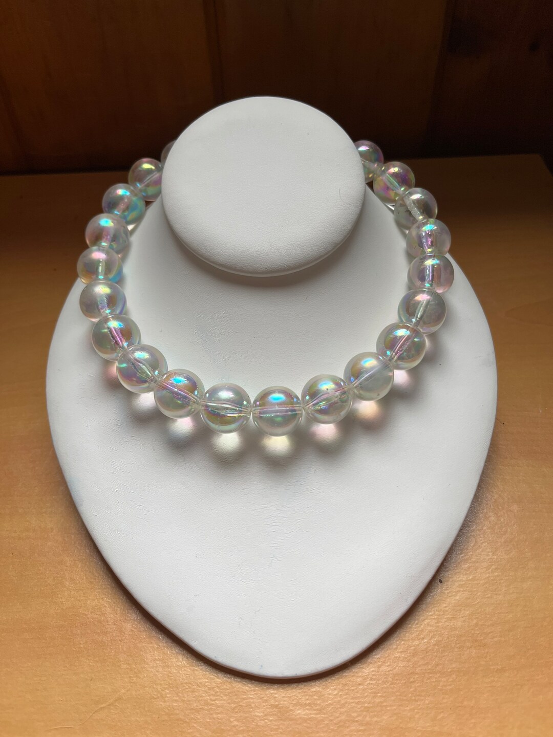 50s Large Bubble Bead Necklace Etsy