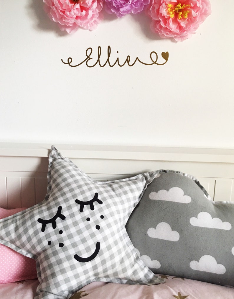 Personalised Wall Sticker Decal Name Decal Wall Sticker Etsy UK