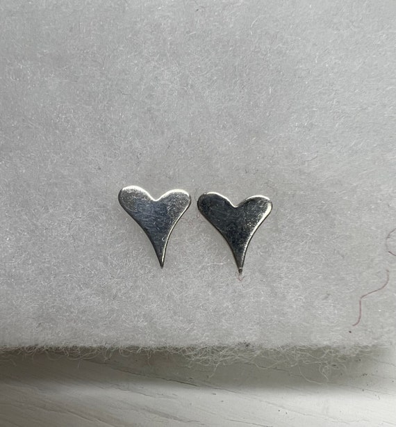 Sterling Silver Heart Earrings TMA