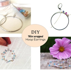 Earring making kit. DIY earring kit. Arts and crafts for adults. Crafts for girls. Beaded earring kit. Jewelry making kit. Earrings tutorial
