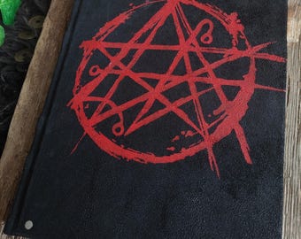 Necronomicon - Met leer gebonden notitieboek - HP Lovecraft - Eldritch-sigil
