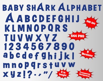 Download Baby Shark Font On Cricut - Layered SVG Cut File