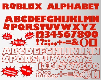 roblox font etsy