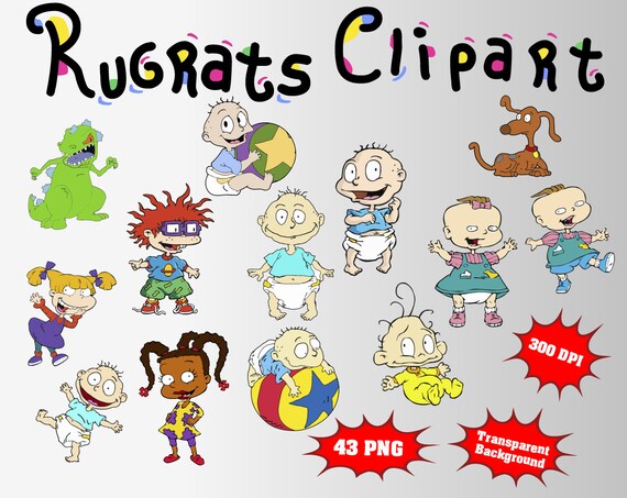 Download Rugrats Clipart 43 PNG 300 dpi Transparent Background | Etsy