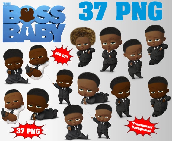 Download African The Boss Baby Clipart Logo Included 37 PNG 300 DPI ...