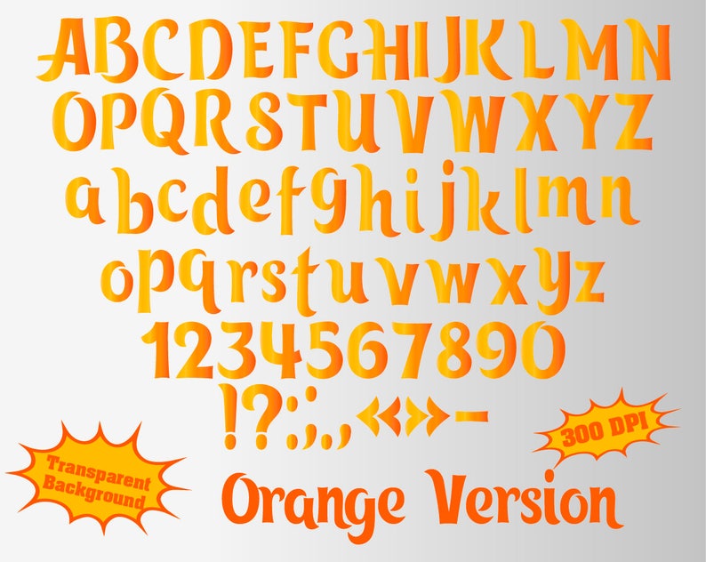 trolls full alphabet numbers and symbols 355 png 300 dpi etsy