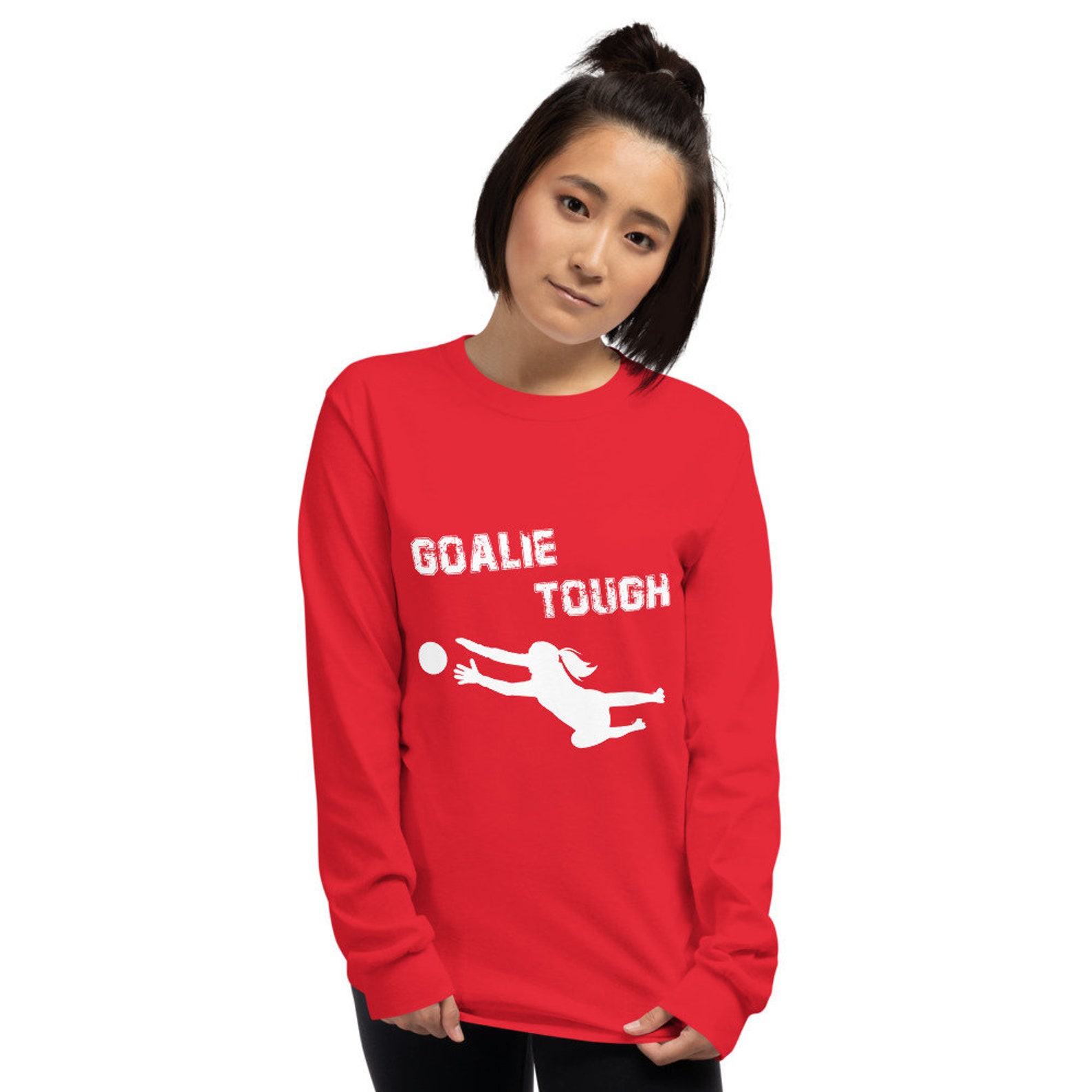 Goalie Tough Women's Soccer Long Sleeve Shirt Etsy