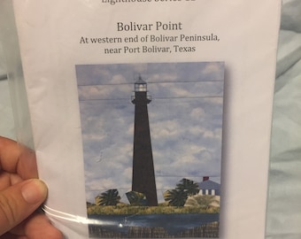 NEW Karen's Lighthouse Series Quilt Patterns: Number 1, Bolivar Point
