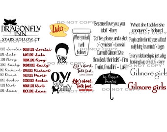 Gilmore Girls Svg Etsy