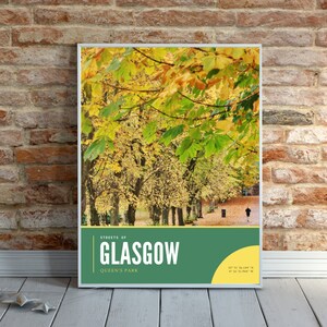 Queens Park Fotografie Druck, Glasgow Queens Park Poster, Glasgow im Herbst Fine Art Photography