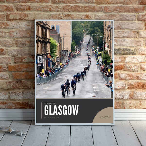 Glasgow Poster Etsy