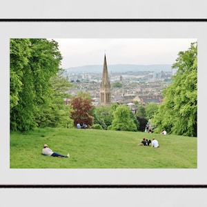 Manifesto fotografico del Queen&#39;s Park di Glasgow