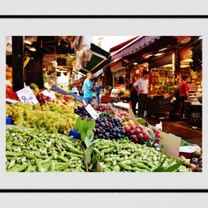 Istanbul Türkei Kadköy Markt Fotografie Druck Poster