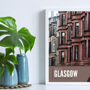 Glasgow Tenements Poster Print, Original Glasgow Photography Art