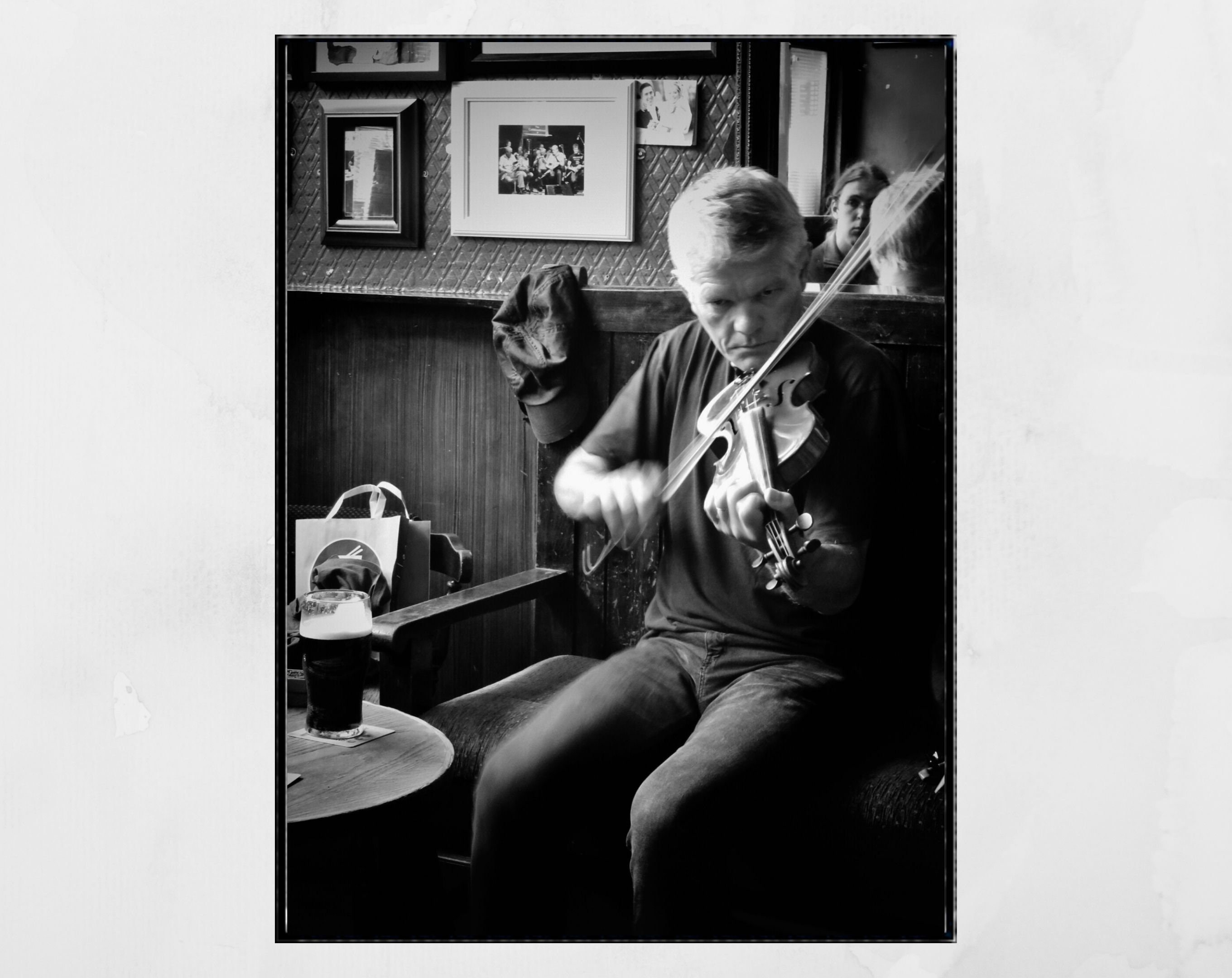 Das Kopfsteinpflaster Dublin Druck irische Musik Wandkunst | Etsy