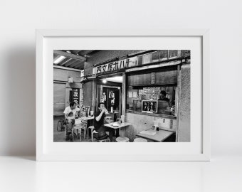 Tokyo Japan Black And White Photography Print