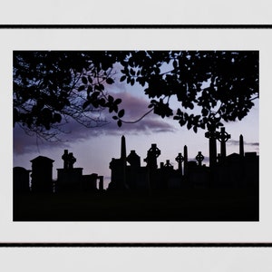 Glasgow Necropolis Graveyard Photography Poster