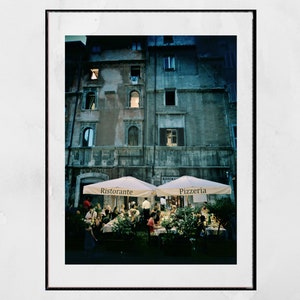 Stampa fotografica di Roma Arte da parete per ristorante italiano