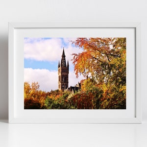 Glasgow University Print Kelvingrove Park Photography