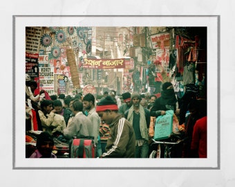 India Photography Varanasi Poster